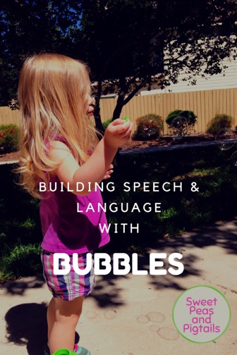 Building Speech and Language with Bubbles