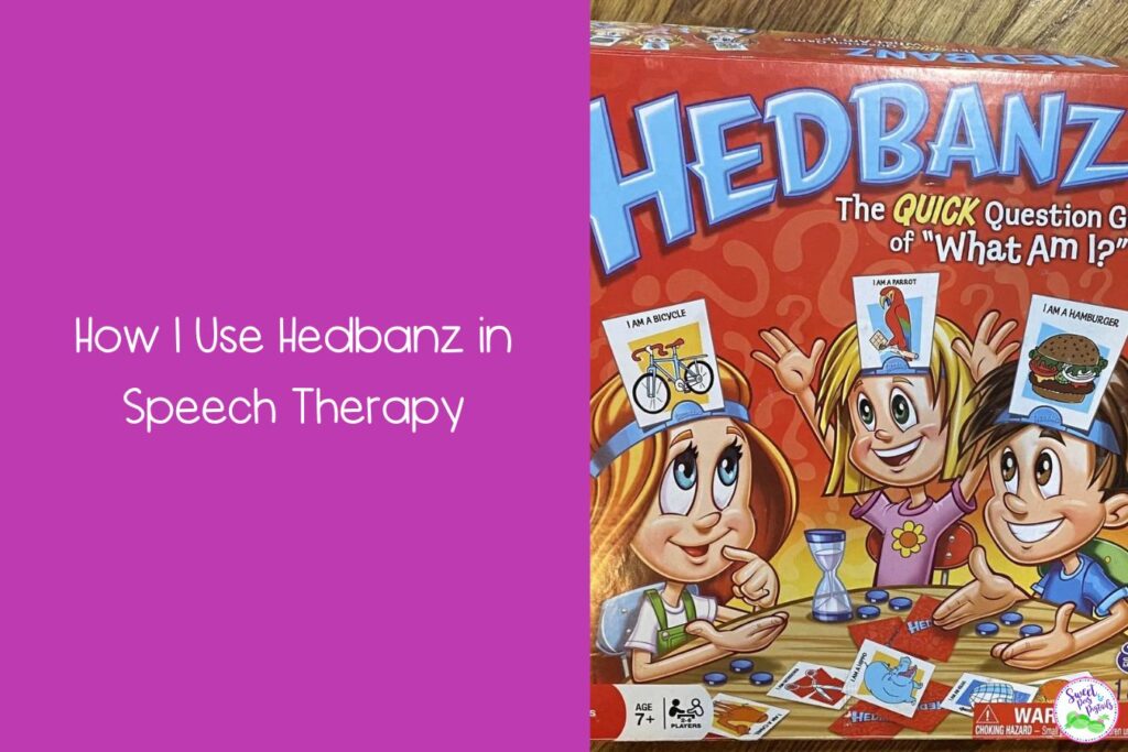 How I Use Hedbanz in Speech Therapy Sweet Peas and Pigtails