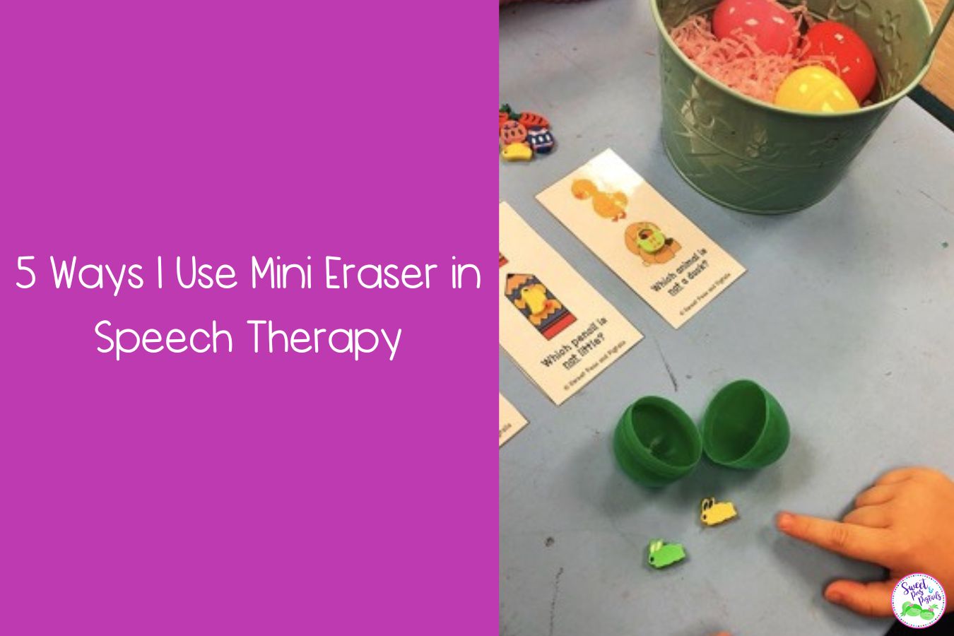 5 Ways I Use Mini Eraser in Speech Therapy Featured