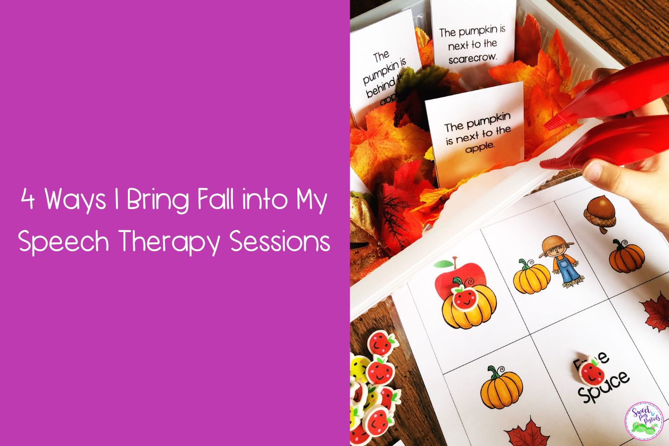 4 Ways I Bring Fall into My Speech Therapy Sessions Featured