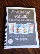 Seasonal Bundle of Following Directions Bundle