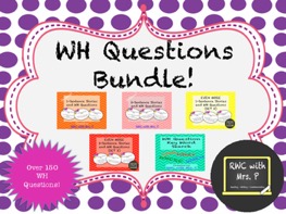 WH Questions Bundle cover