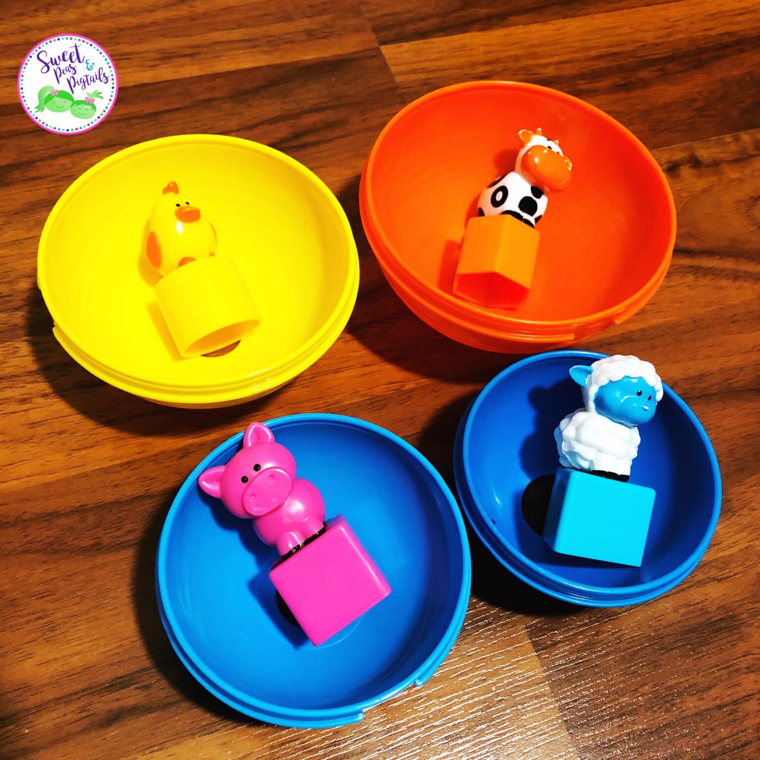 Using Stacking Cups to Build Speech & Language Skills Sweet Peas and